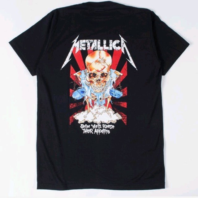 【新品 S 】METALLICA メタリカ ロックTシャツ 黒 ユニセックス メンズのトップス(Tシャツ/カットソー(半袖/袖なし))の商品写真