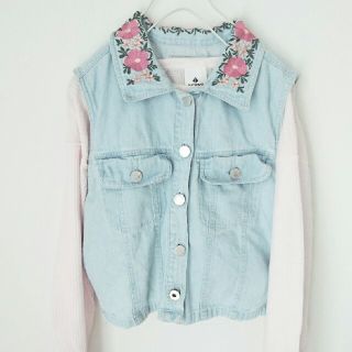 フラワー(flower)のused nosleeve denim jacket(Gジャン/デニムジャケット)