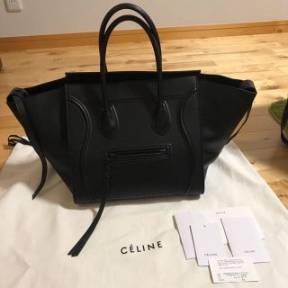 セリーヌ(celine)のme様専用☆CELINEラゲージファントム☆ブラック(ハンドバッグ)