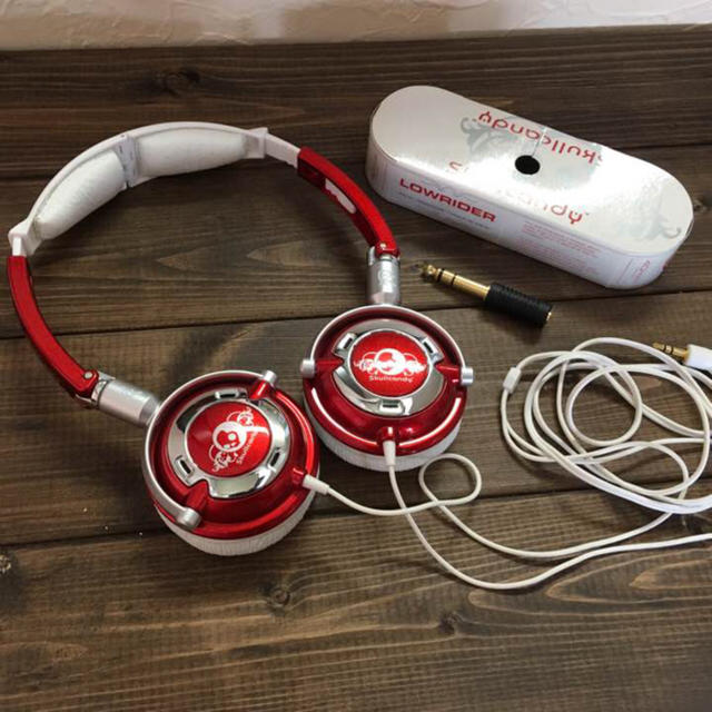 Skullcandy(スカルキャンディ)の★mika様専用★SKULLCANDY ヘッドホン LOWRIDER RED スマホ/家電/カメラのオーディオ機器(ヘッドフォン/イヤフォン)の商品写真