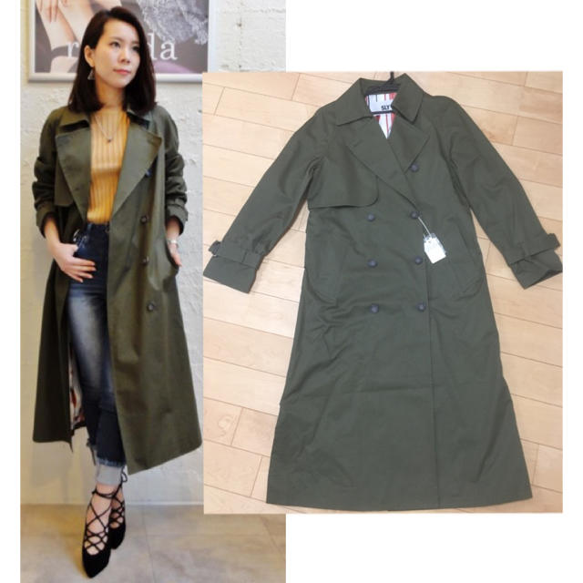 SLY(スライ)の【新品未使用】SLY JANE TRENCHLONGCOAT ロングトレンチ レディースのジャケット/アウター(トレンチコート)の商品写真