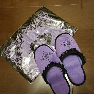 アナスイ(ANNA SUI)のANNA SUI トラベルルームシューズ(タオル/バス用品)