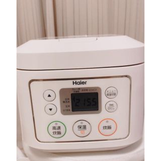 ハイアール(Haier)の炊飯器□一人暮らし用(炊飯器)