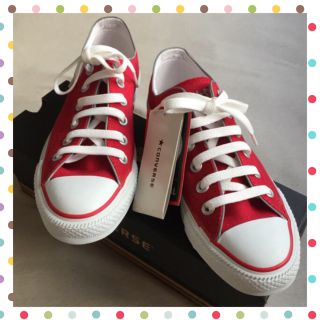 コンバース(CONVERSE)の【コンバース】ALL STAR REFLECTPIPES TR OX RED(スニーカー)