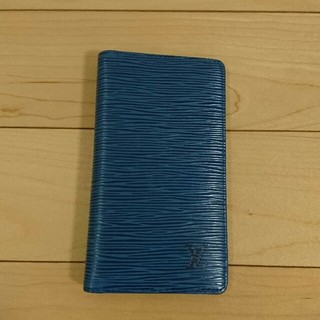 ヴィトン(LOUIS VUITTON) 手帳(メンズ)（ブルー・ネイビー/青色系）の 