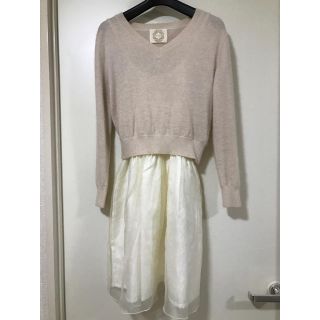 プロポーションボディドレッシング(PROPORTION BODY DRESSING)のニット♡チュールスカート(ひざ丈ワンピース)