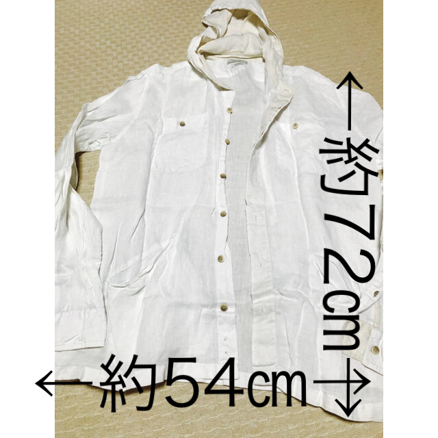 ZARA(ザラ)の☆ZARA MAN フード付き白シャツ☆ メンズのトップス(シャツ)の商品写真