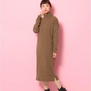 ローリーズファーム(LOWRYS FARM)の美品 リブワンピース(ロングワンピース/マキシワンピース)