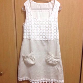 チェスティ(Chesty)の値下げ♡チェスティ☆フラワー刺繍ワンピ(ミニワンピース)