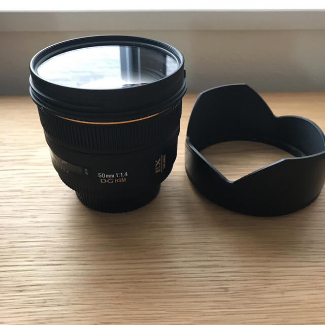 【美品】SIGMA 50mm F1.4 EX DG HSM(ニコン用）カメラ