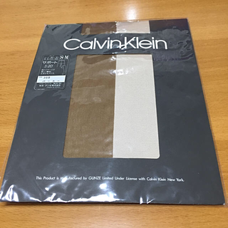 カルバンクライン(Calvin Klein)のカルバンクライン ベージュストッキング(タイツ/ストッキング)