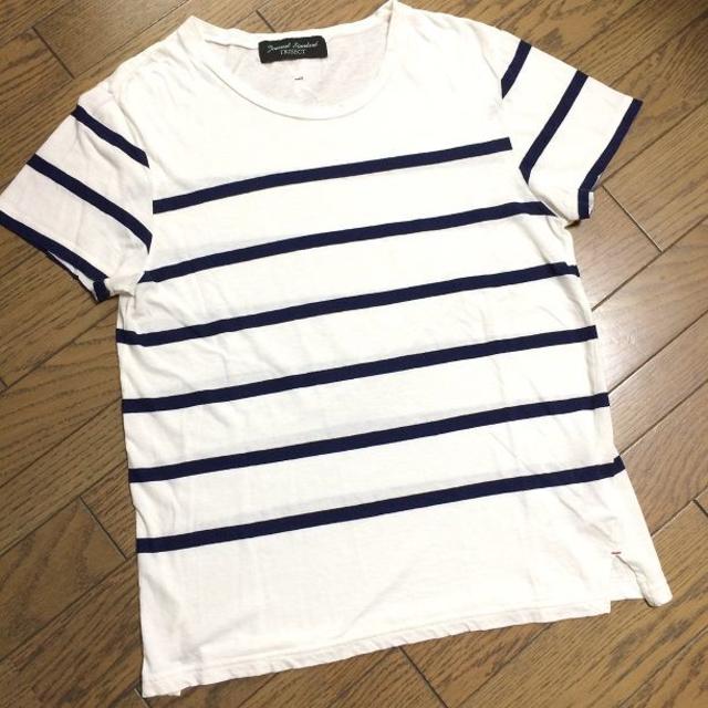 JOURNAL STANDARD(ジャーナルスタンダード)の美品JOURNAL STANDARD 日本製 ボーダーカットソー ジャーナル メンズのトップス(Tシャツ/カットソー(半袖/袖なし))の商品写真