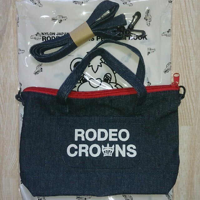 RODEO CROWNS(ロデオクラウンズ)のロデオクラウンズ 2WAYデニムミニバッグ レディースのバッグ(ショルダーバッグ)の商品写真