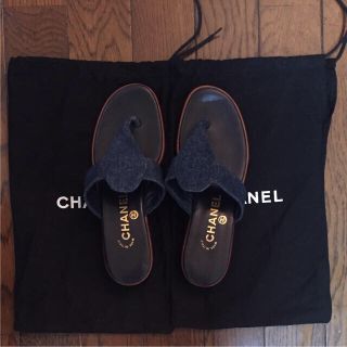 シャネル(CHANEL)のシャネル ビーチサンダル デニム(ビーチサンダル)