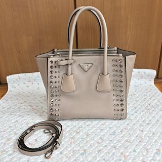 プラダ(PRADA)のokuryu 様専用◎プラダ スタッズ グラスカーフ バッグ(ハンドバッグ)