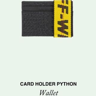 オフホワイト(OFF-WHITE)のOFF-WHITE CARDHOLDER(名刺入れ/定期入れ)