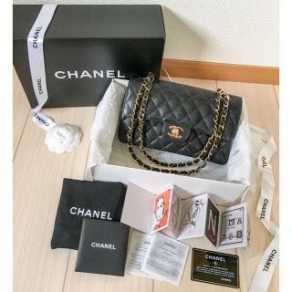 CHANEL - シャネル 未使用 キャビアスキン Wフラップ マトラッセ23 W ...