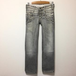 ニールバレット(NEIL BARRETT)の定6万美品 ニールバレット グレーデニムパンツ30(デニム/ジーンズ)