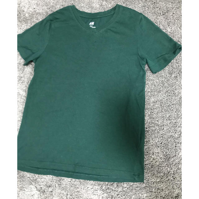 H&M(エイチアンドエム)のh&m  キッズ  140cm 無地Ｔシャツ 4枚 定形外送込み キッズ/ベビー/マタニティのキッズ服男の子用(90cm~)(Tシャツ/カットソー)の商品写真