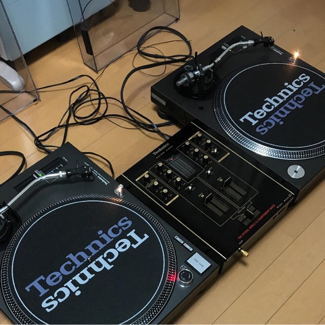 Technicsターンテーブル　SL-1200MK3DS シルバー2台　ミキサー