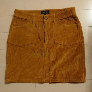 アーペーセー(A.P.C)のA.P.Cコーデュロイ ミニスカート(ミニスカート)