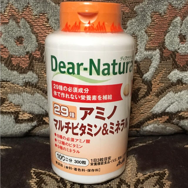 アサヒ(アサヒ)のDear Natura 29種 アミノ マルチビタミン&ミネラル 100日分 食品/飲料/酒の健康食品(ビタミン)の商品写真