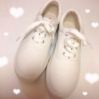 ハニーズ(HONEYS)のHoneys ♡ 厚底白スニーカー(スニーカー)