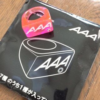 トリプルエー(AAA)のAAA えーリング(アイドルグッズ)