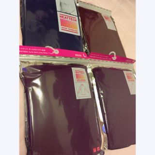 ユニクロ(UNIQLO)の【新品】UNIQLOヒートテック タートルネック長袖 4点セット 3色(アンダーシャツ/防寒インナー)