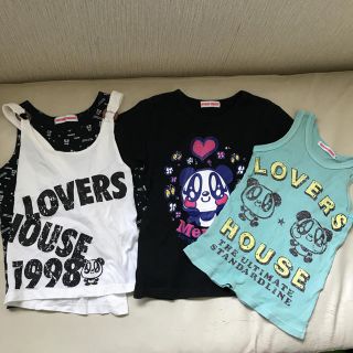 ラバーズハウス(LOVERS HOUSE)のラバーズハウス  Ｔシャツ＆タンクトップ  140サイズセット(Tシャツ/カットソー)