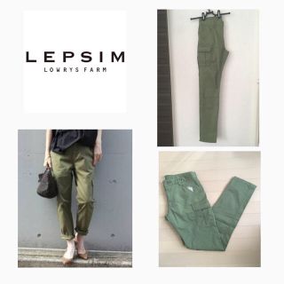 レプシィムローリーズファーム(LEPSIM LOWRYS FARM)の新品タグ付き未使用 ストレッチカーゴパンツ(ワークパンツ/カーゴパンツ)