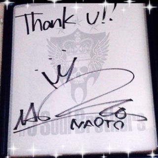 サンダイメジェイソウルブラザーズ(三代目 J Soul Brothers)の！！値下げしました！！NAOTO 直筆サイン(その他)