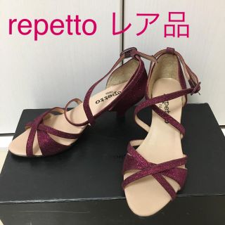 レペット(repetto)のrepetto レア品サンダル レペット 22.0cm☆箱付きパーティーに(ハイヒール/パンプス)