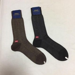 ポロラルフローレン(POLO RALPH LAUREN)のpolo吸湿発熱紳士靴下(25〜27cm)二足(ソックス)