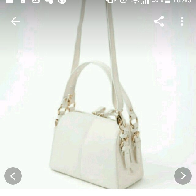 JILLSTUART(ジルスチュアート)のキャンペーン様専用 リボンノットバック ホワイト レディースのバッグ(ショルダーバッグ)の商品写真