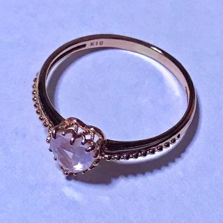 ジュエリーツツミ(JEWELRY TSUTSUMI)のジュエリーツツミ/K10ローズクォーツリング(ピンクゴールド)(リング(指輪))