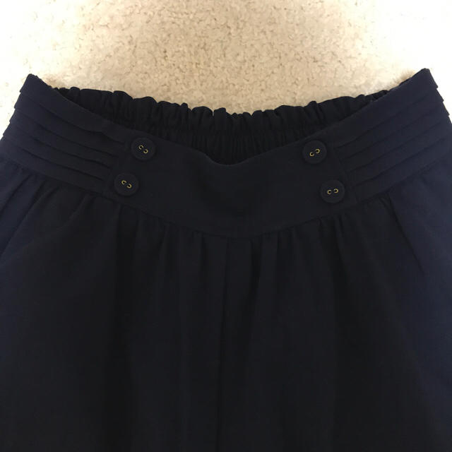 LOWRYS FARM(ローリーズファーム)の【lowrysfarm】キュロット ショートパンツ 紺 レディースのパンツ(キュロット)の商品写真