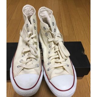 コンバース(CONVERSE)のCONVERSE コンバース ハイカット ホワイト(スニーカー)