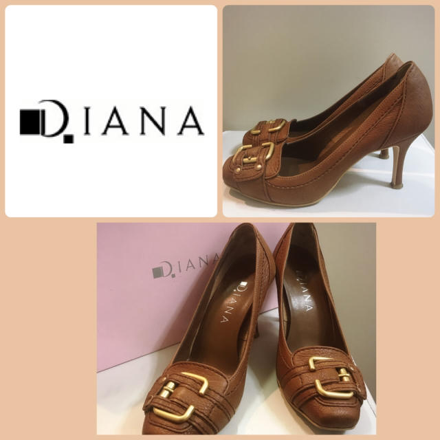 DIANA(ダイアナ)のママ様専用ページです♡ダイアナ♡キャメルレザー パンプス♡ レディースの靴/シューズ(ハイヒール/パンプス)の商品写真