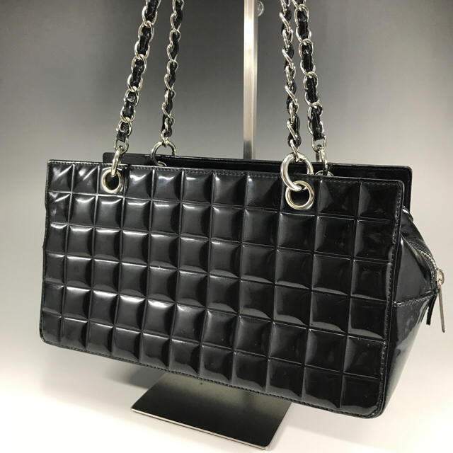 CHANEL - 正規品 CHANEL シャネル エナメル チェーンショルダーバッグ E8-8の通販 by GREEN｜シャネルならラクマ