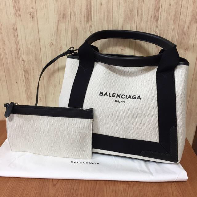 トップ 新品!! - Balenciaga バレンシアガ ブラック カバス S 大人気