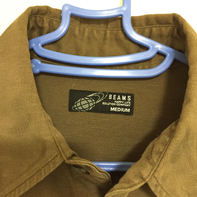 BEAMS(ビームス)のBEAMS(ビームス) シャツ カーキ メンズのトップス(シャツ)の商品写真