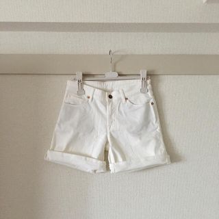 ムジルシリョウヒン(MUJI (無印良品))の無印良品 ホワイトデニムショートパンツ(ショートパンツ)