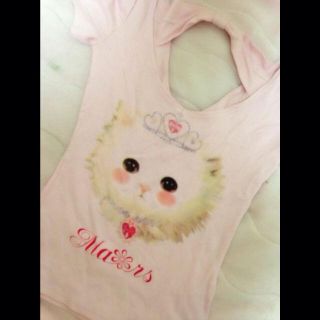 マーズ(MA＊RS)のMARS 猫ちゃんＴシャツピンク(Tシャツ(半袖/袖なし))