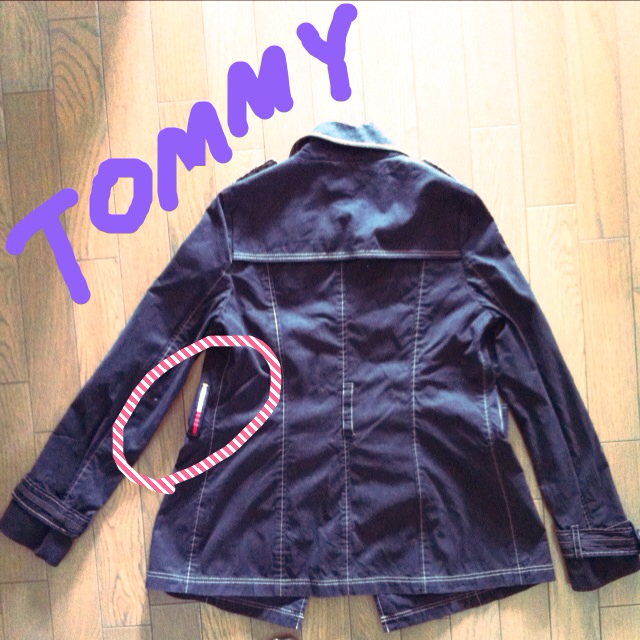 tommy girl(トミーガール)のTOMMYショートコート レディースのジャケット/アウター(トレンチコート)の商品写真