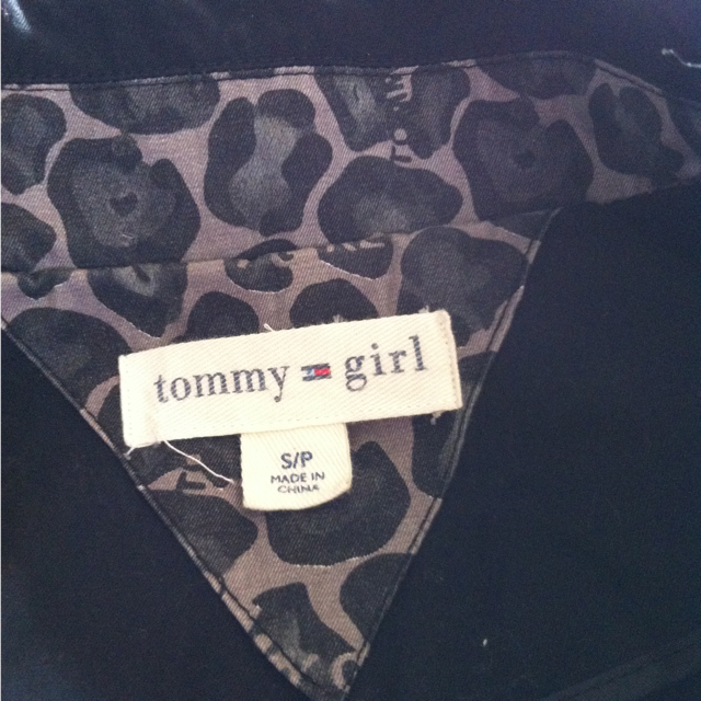 tommy girl(トミーガール)のTOMMYショートコート レディースのジャケット/アウター(トレンチコート)の商品写真