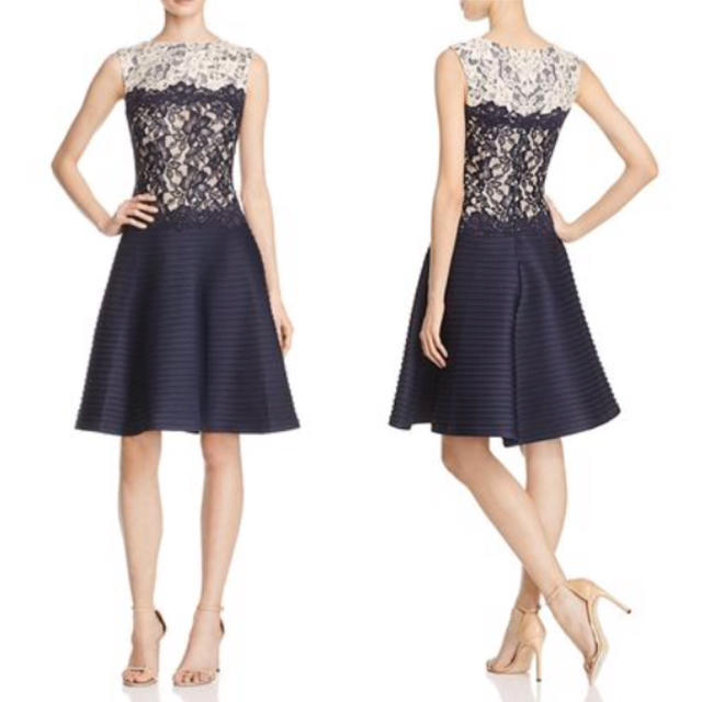 TADASHI SHOJI 篠原涼子さん着用同じレース使いワンピース 割引ネット