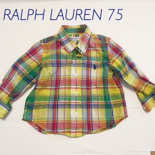 ラルフローレン(Ralph Lauren)の【ラルフローレン】チェックシャツ 1歳くらい(シャツ/カットソー)