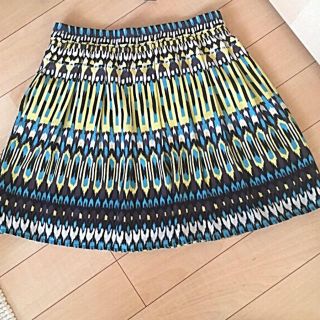 ザラ(ZARA)の【美品】大人柄スカート(ミニスカート)