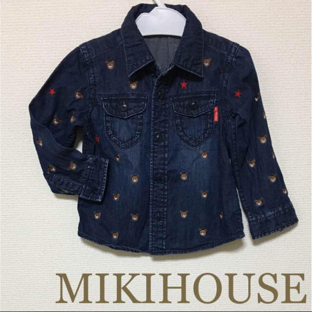 新作2024mikihouse - ミキハウス☆プチベア デニムシャツ プチプッチー ☆レア☆ ダブルビーの通販 by 相談可能(^-^)｜ミキハウスならラクマTシャツ/カットソー